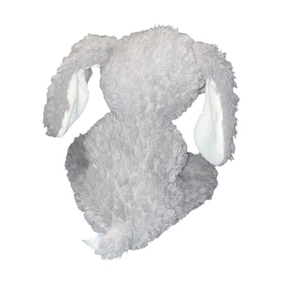 Walmart Plush Bunny Rabbit Curly Brown 10" Stuffed Animal Nursery Baby Shower - Picture 7 of 12